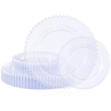 Imagem de Placas de plástico transparente U-QE 60PCS, 30x25cm e 30x18cm