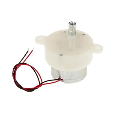 Imagem de barenx Motor de Redução Elétrico 3V DC Motor Engrenado 6 RPM 300 3V-6R Ventilador de Carro de Brinquedo