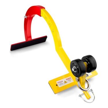 Imagem de Âncora de telhado, gancho de teto para First Man Up (FMU) e Last Man Down (LMD), âncora de segurança de telhado resistente – capacidade de 2,3 kg para telhados de inclinação íngreme (inclinação de 6