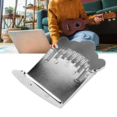 Imagem de Ponte de 8 cordas para bandolim, peça de reposição de bandolim de liga de zinco, qualidade de som aprimorada, acessório de instrumento durável, peça de substituição fácil de instalar para bandolim