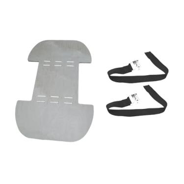 Imagem de KiBcsLic Assento de Bicicleta para Cães, Apoio para Os Pés Do Animal de Estimação, Prático, Fácil de Instalar, Feito de Madeira, Ideal para Ciclismo Ao Ar Livr, L