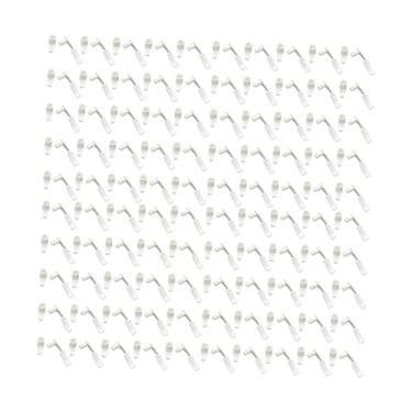 Imagem de Bothyi Conjunto de 100 Presilhas para Abajur, Suporte para Fixação de Soquetes de Lâmpada, Clipe de Fixação para Luminária de Teto, Branco
