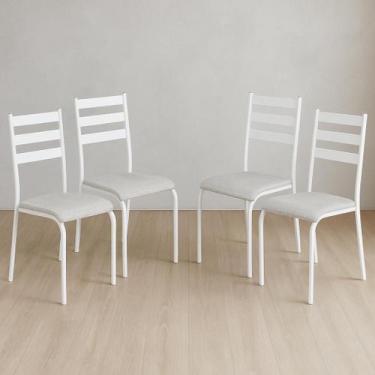 Imagem de Kit 4 Cadeiras de Jantar Varanda Cozinha Sala de Estar Epoxi 541.sli -