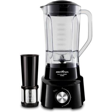 Imagem de Liquidificador Britânia 1050W 2,65L Preto 110V Lâminas Inox Autolimpeza