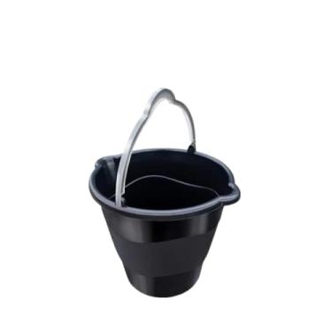 Imagem de Kit 2 Balde 10 Litros De Limpeza Com Alça Bico Duplo Resistente Plástico Resistente Grande (2 Unidades)