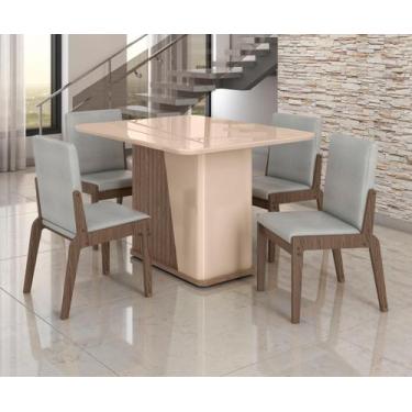Imagem de Conjunto Mesa com 4 Cadeiras Harmonia - Móveis Bechara