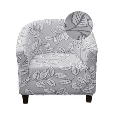 Imagem de Eco-Ancheng Capa elástica para cadeira de clube, capa de cadeira de barril, capa de poltrona, capa de sofá, removível, protetor de móveis para sala de estar, 07