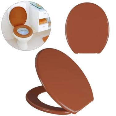 Imagem de Assento Vaso Sanitário Tampa Oval Soft | Astra - Caramelo