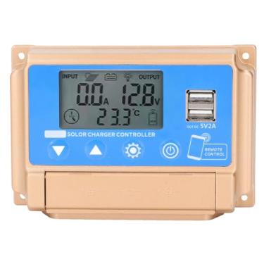 Imagem de FTVOGUE Controlador de Carga Solar 15A MPPT 12V 24V Painel Solar Bateria Regulador Inteligente Com APP Controle LCD Display Múltiplas Proteções para Uso Industrial Doméstico (30A)