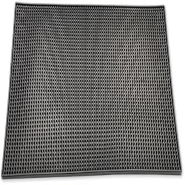 Imagem de Tapete Escorredor Para Loucas Preto 47x30cm