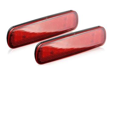 Imagem de Peças ForAuto para Toyota para Land Cruiser para Amazon para Cygnus Série 100 Cruisers 1998-2007 refletor de para-choque traseiro luzes traseiras LED conjuntos de luz traseira de carro (vermelho)