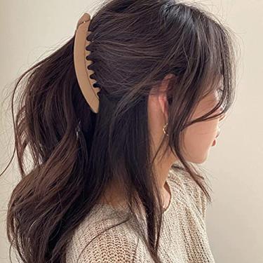 Imagem de Dioche Clipes Grandes de Banana, Resina Colorida, Prendedor de Cabelo, Antiderrapante, Suporte de Rabo de Cavalo, para Cabelos Grossos, Cacheados, Mulheres e Meninas (5)