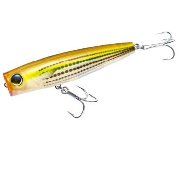 Imagem de Isca de sal flutuante YO-Zuri 3D Inshore Popper 90 mm Cor: marreta amarela