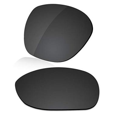 Imagem de LenzReborn Lente polarizada de substituição para óculos de sol Oakley Pit Bull OO9127 - Preto escuro - Polarizado