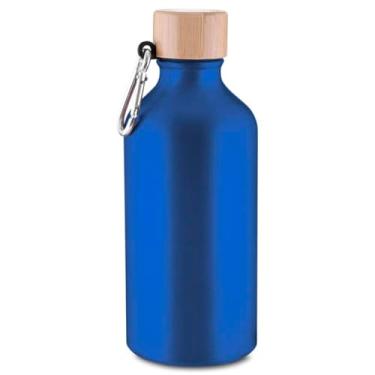 Imagem de Genérico, Garrafa em Alumínio Reciclado, Azul, 550ml, Design Funcional para Uso Diário, Transporte e Organização