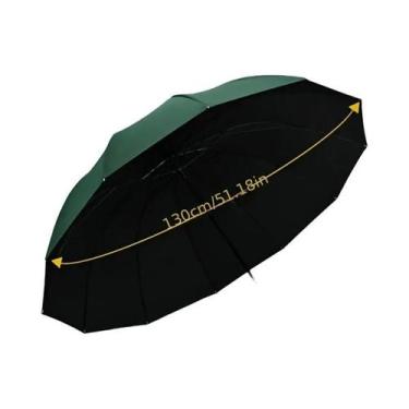 Imagem de Guarda-chuva Triplo Extra Grande De 130cm Proteção Eficaz Contra Chuva