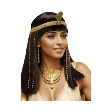 Imagem de Peruca Sintética Curta E Lisa Resistente Ao Calor Para Mulheres Com Ti