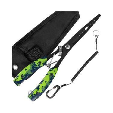 Imagem de Alicate De Pesca Em Aço Inoxidável, Cortador De Fios, Removedor De Anz