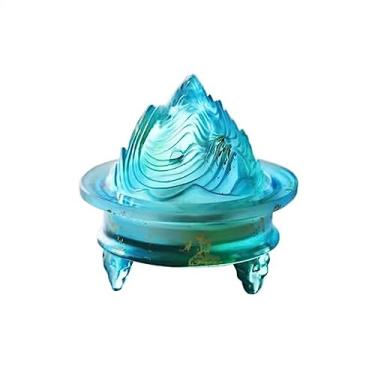 Imagem de porta-vara de incenso Queimador Requintado de Incenso Vitrificado Luxo Forma Criativa Ornamentos Decorativo