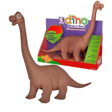 Imagem de Dinossauro Pescoçudo GIGANTE 39,5cm - Braquiossauro Brinquedo da Cotip