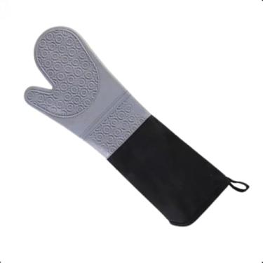 Imagem de Luvas Resistentes ao Calor de Cozinha, Adequadas para Fornos Micro-Ondas, Fornos Convencionais e FogõEs – Um Item Essencial para o Lar.(CINZA 1 Uni)