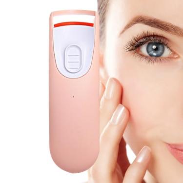 Imagem de Curvador de Cílios com Aquecimento - Aparelho de Ondulação com Temperatura Ajustável | Curveador De Pestanas A Aquecer Para Mulheres,Para Maquilhagem Beleza E Viagem Feminina
