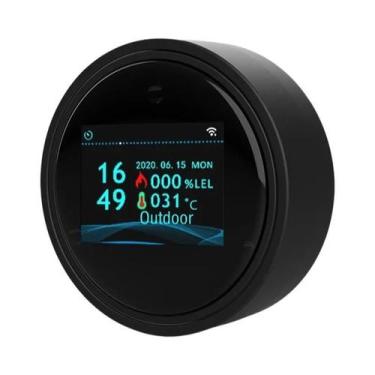 Imagem de Detector De Vazamento De Gás Natural Wifi Tuya Alarme Inteligente Com 