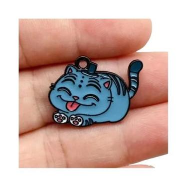 Imagem de Pingentes De Tigre Azul 10 PCS, Acessórios De Joalheria DIY Em Estilo 