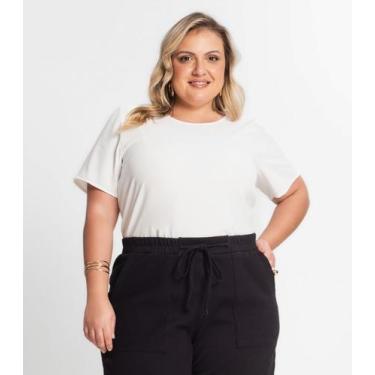 Imagem de Blusa Feminina Plus Size Secret Glam Bege, Plus G4, Bege