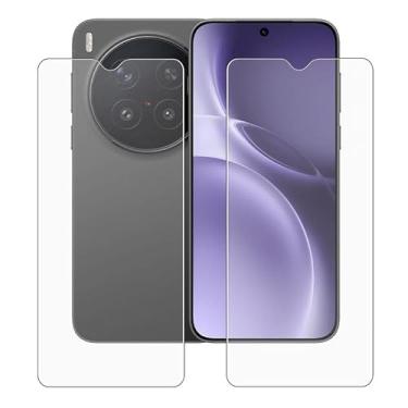 Imagem de Protetor de tela para Vivo X300 Pro (6,7 polegadas) (pacote com 2), dureza 9H, vidro temperado HD, antiarranhões, película protetora antiimpressão digital para Vivo X300 Pro