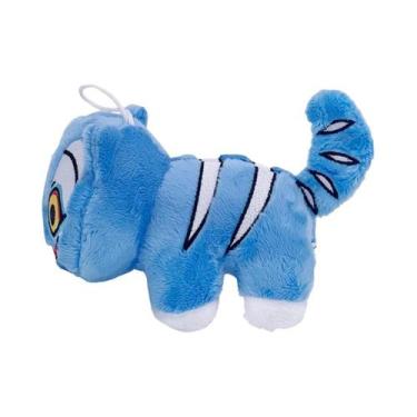 Imagem de Pelúcia De Anime Kpop Tigre Roxo Com Chapéu Preto, Monstro De 3 Olhos,