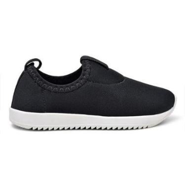 Imagem de Tenis Infantil Esporte Escola Leve Calce Confort Preto Fácil-Masculino
