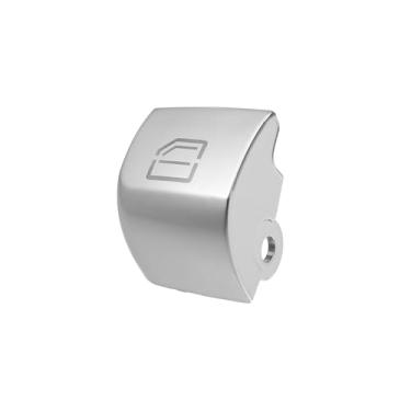 Imagem de A ABSOPRO 2059056811 Acabamento da tampa do botão do interruptor de elevação de vidro da janela traseira esquerda para Mercedes-Benz C300 C63 C350 GLC300 Classe C Suporte de braço de porta interior