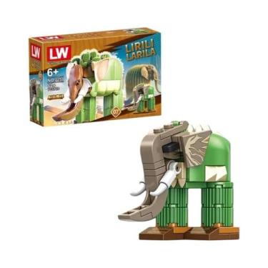 Imagem de Blocos De Montar De Animais Italianos Para Crianças, Brinquedo Misteri