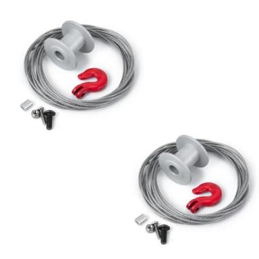 Imagem de JGGZONE 2PCS RC Winch Spool Kit Set 25T Steering Gear Servo Winch Wheel Drum with Hook for 1/10 RC Crawler Car TRX4 Axial SCX10 90046 D90 D110 Tamiya CC01