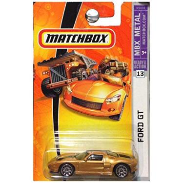 Imagem de MBX Matchbox Metal Ford GT in Gold #13 1:64 Scale Die Cast Car