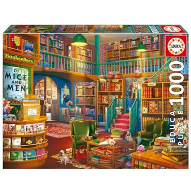 Imagem de Educa - Quebra-cabeça de 1000 peças para adultos | Biblioteca. Medições: 68 x 48 cm. Inclui a cola de quebra-cabeça fixa. Por 14 anos (19925)