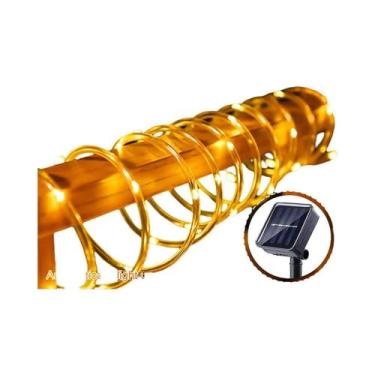 Imagem de Luz Solar Tubular Impermeável Para Exterior, Luzes De Fada LED Com 8 M