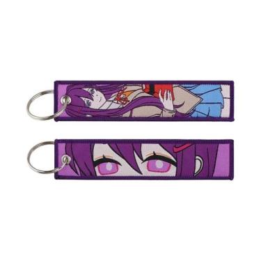 Imagem de Chaveiro Unissex De Anime Bordado Para Motocicletas E Carros Acessório