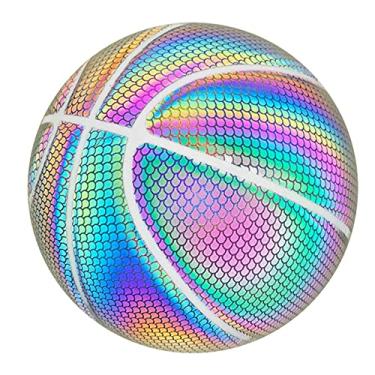 Imagem de Roupas Reflexivas - Bola de Basquete Luminosa Brilhante para Adultos com Boa Elasticidade e Sensação Confortável na Mão
