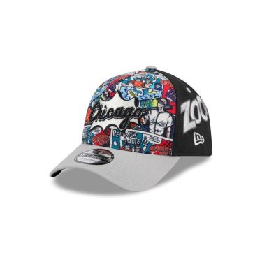 Imagem de Boné New Era 9FORTY A-Frame Chicago White Sox MLB Preto-Masculino