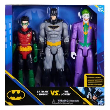 Imagem de Kit 3 Bonecos Dc Robin Batman E Coringa 30cm Sunny 4183