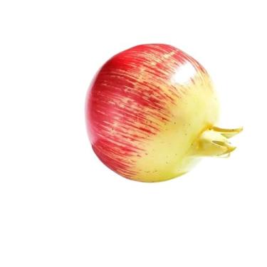 Imagem de Home Mix Decorativo Frutas Artificiais Pera Laranja Frutas Ensináveis Frutas de EVA Plástico (Vermelho Claro)