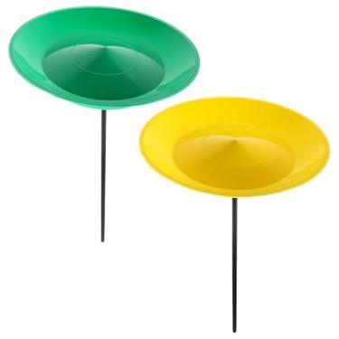 Imagem de MERRYHAPY 2pcs Juggling Spinning Plates Set with Sticks Circus Trick for Beginners and Advanced Users Easy to Learn Performance Prop for Adults Party Entertainment