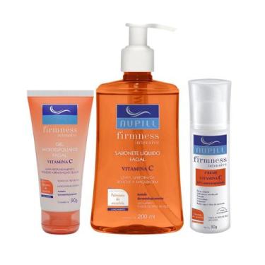 Imagem de Kit 3 itens cuidados com rosto Vitamina C Nupill
