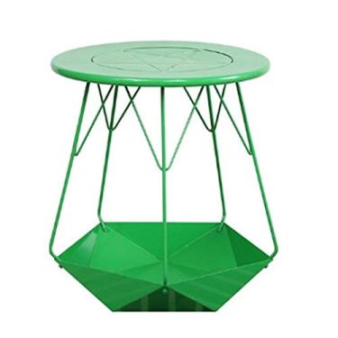 Imagem de Mesa de chá pequena moderna simples sala de estar sofá armário lateral mesa criativa casa luz luxo canto móvel mesa lateral (cor: 5) (6)
