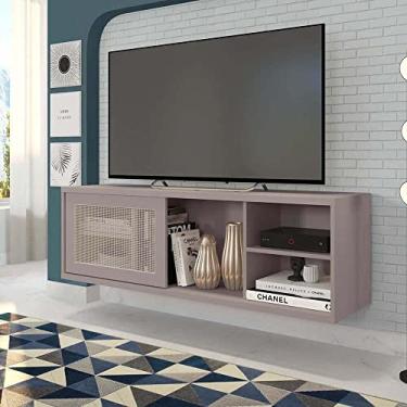 Imagem de Rack Suspenso para Tv até 55 Polegadas 136cm em Bp Porta Telada Multiverso Espresso Móveis