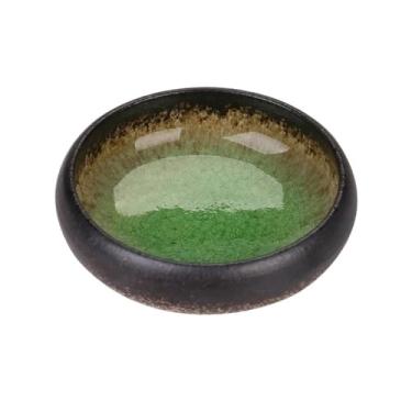 Imagem de Molho de soja, tigelas de cerâmica, pires de cerâmica, prato de sushi, molho de soja, aperitivo, tigelas de imersão para condimentos, tigelas (verde)