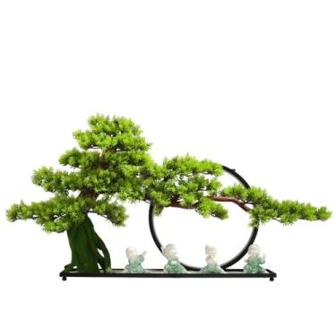 Imagem de Bonsai artificial, decoração de pinheiro, decoração para sala de estar, entrada, simulação, bonsai, escritório, paisagem, bonsai artificial, árvore de bonsai