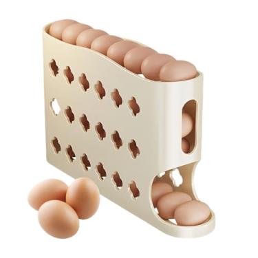 Imagem de Prateleira De Do Frigorífico,Prateleira Distribuidora Grande Capacidade Antiderrapante Topo Aberto,Organizador De Com Rolagem Do Frigorífico | Para Casa Cozinha Escritório Dormitório